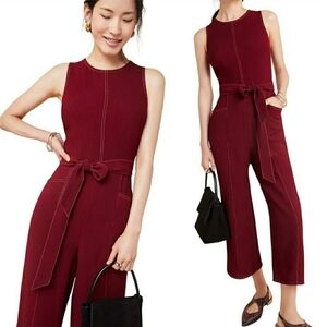 Greylin Wine Burgundy Jumpsuit Plus Size 3X